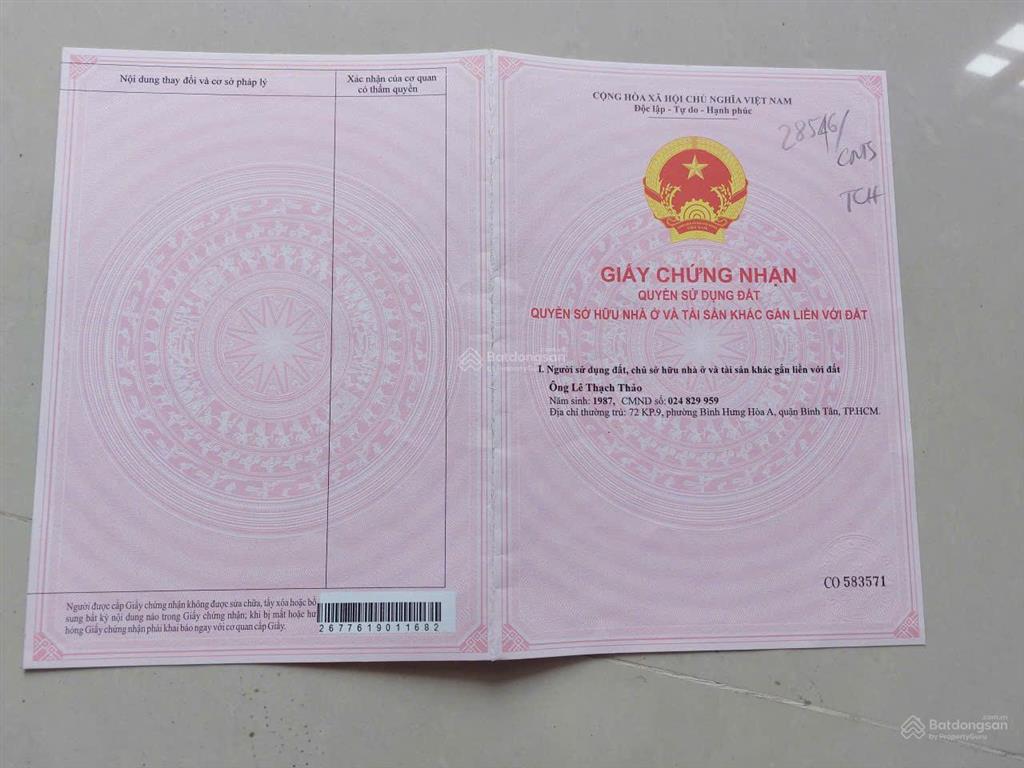 Bán tòa nhà chdv  p. trung mỹ tây, tp.hcm  ngay sau cv phần mềm quang trung