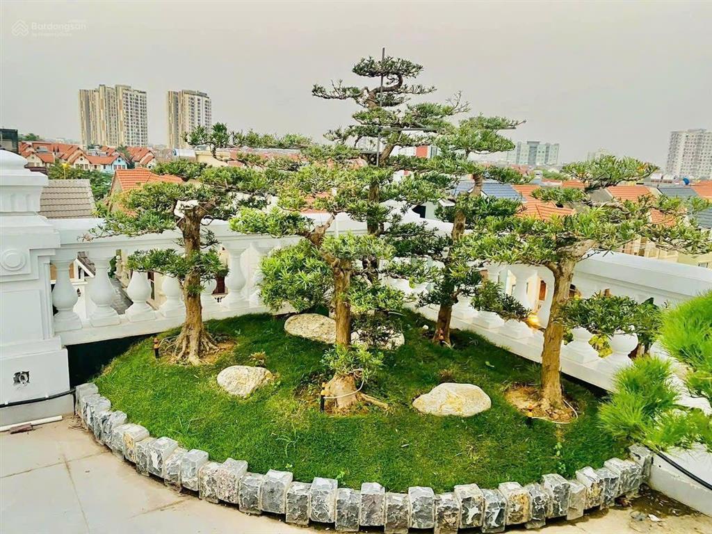 Biệt thự đơn lập lô góc 250m2 tại khu đô thị việt hưng, long biên. hoàn thiện đẹp