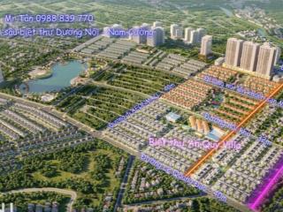 Tổng hợp các lô biệt thự cắt lỗ sâu an quý villa dương nội. rẻ hơn cđt 10 tỷ. 180m2, 198m2, 250m2