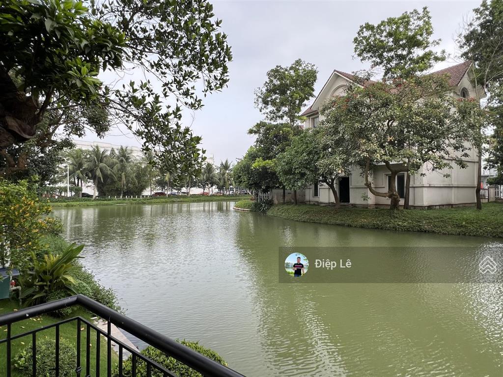 120 tỷ bt hoa phượng 300m2 hoàn thiện đẹp, đường rất thoáng, mặt vườn hoa công viên, sông sau rộng