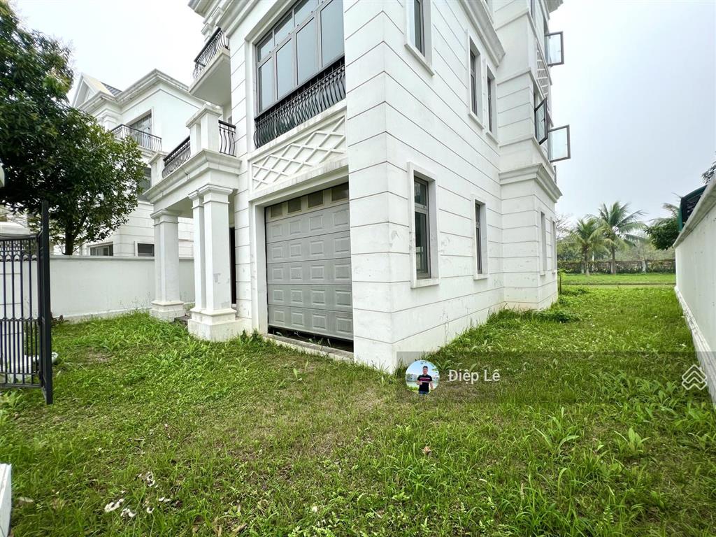 100 tỷ bt đơn lập vinhomes harmony, 350m2 nở hậu, có sông sau nhà, sát công viên, mặt tiền 15m