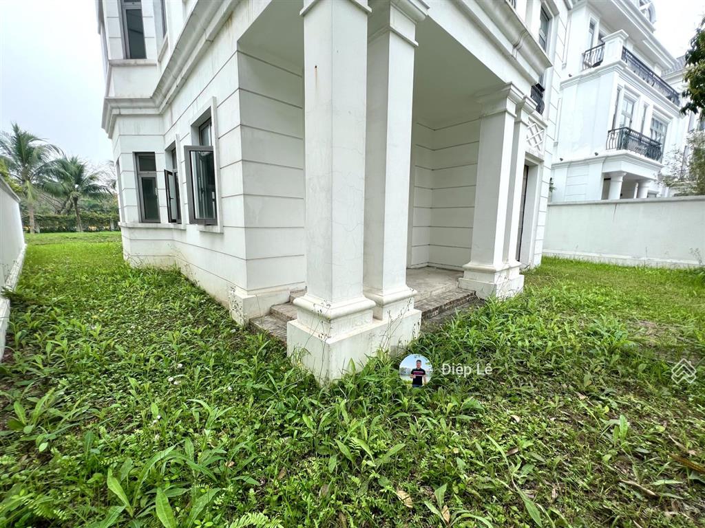 100 tỷ bt đơn lập vinhomes harmony, 350m2 nở hậu, có sông sau nhà, sát công viên, mặt tiền 15m