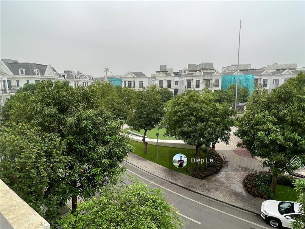 100 tỷ bt đơn lập vinhomes harmony, 350m2 nở hậu, có sông sau nhà, sát công viên, mặt tiền 15m