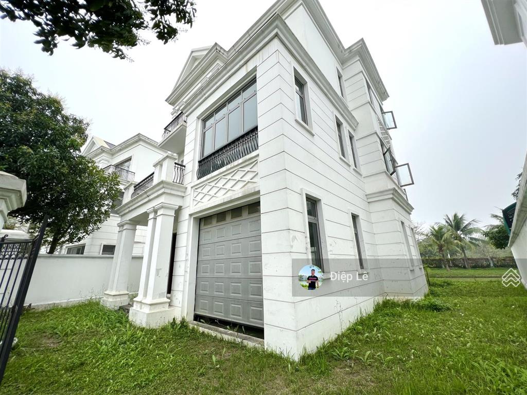100 tỷ bt đơn lập vinhomes harmony, 350m2 nở hậu, có sông sau nhà, sát công viên, mặt tiền 15m