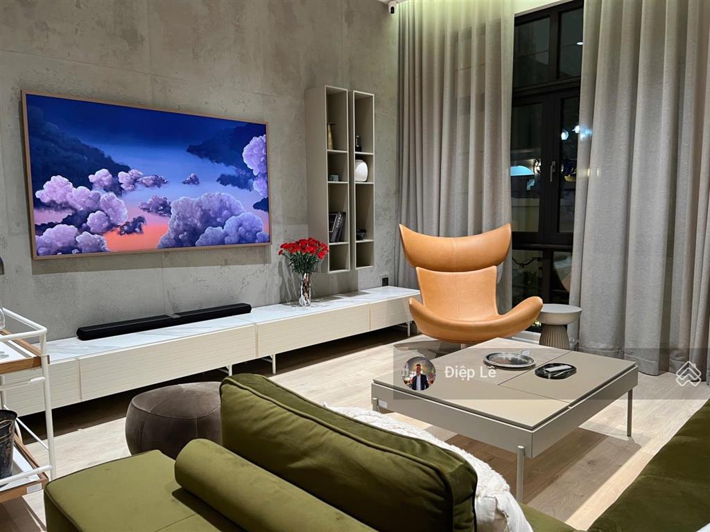 75 tỷ bt hoa lan 200m2 hoàn thiện đẹp, trung tâm gần almaz, sau nhà sông rộng view nội khu yên tĩnh