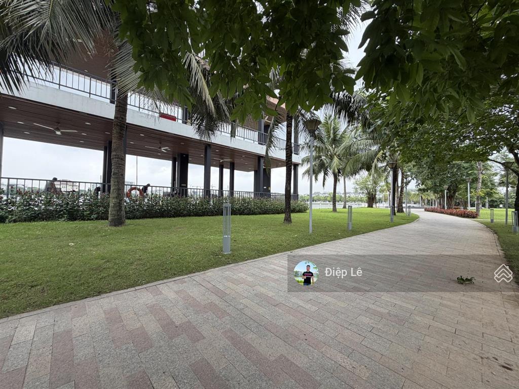 48tỷ bt nguyệt quế 180m2 bên khu hồ lớn harmony, xây thô, sát nhà hàng nổi clubhouse, gần vinschool