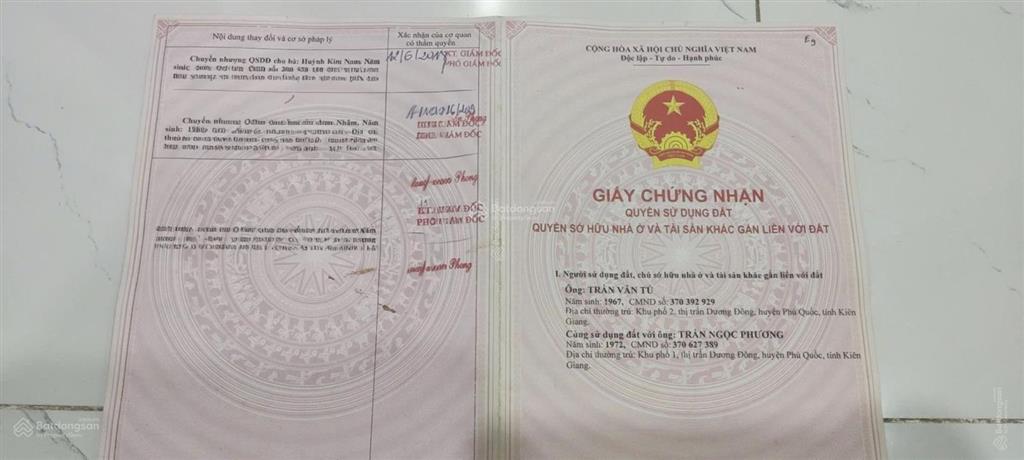 Bán đất nền phú quốc, kiên giang