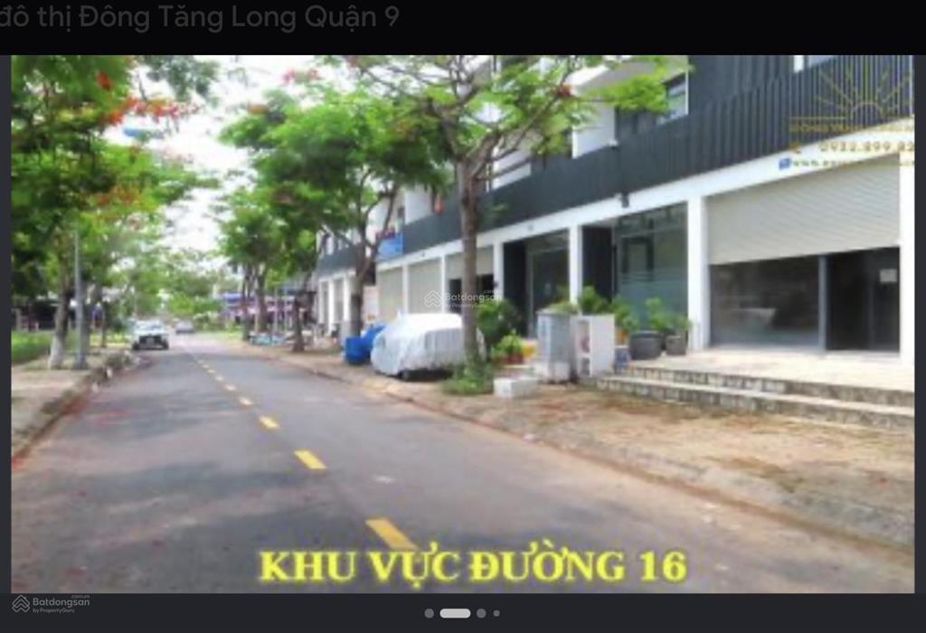 Cho thuê shophouse kdc đông tăng long q9