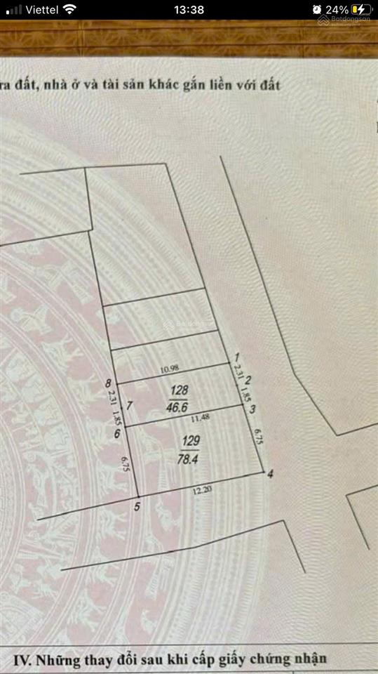 Bán nhà thạch bàn, long biên 46.6m², 4t đường 6m ô tô tránh  tương lai thành lô góc mặt đường lớn