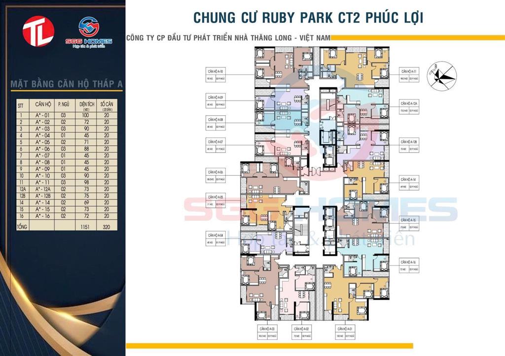 Chính chủ cần bán chung cư tại rubypark phúc lợi.