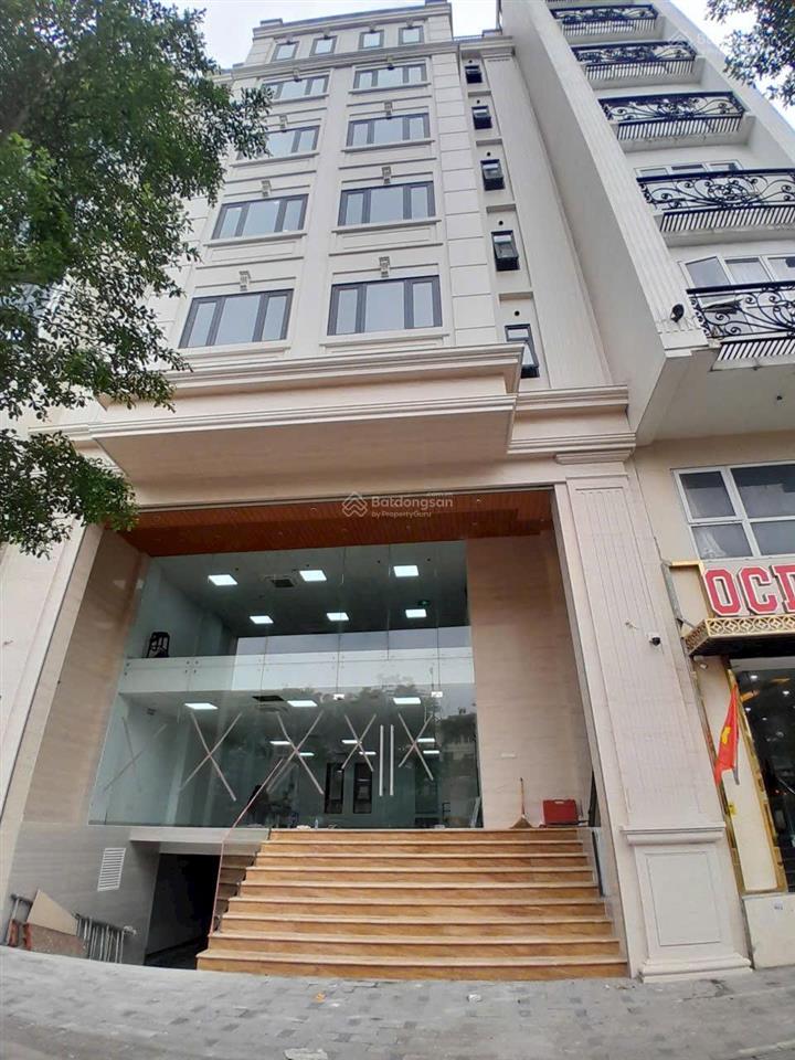Cho thuê toà nhà mặt phố nguyễn khang, cầu giấy  toà 8 tầng  1 hầm siêu