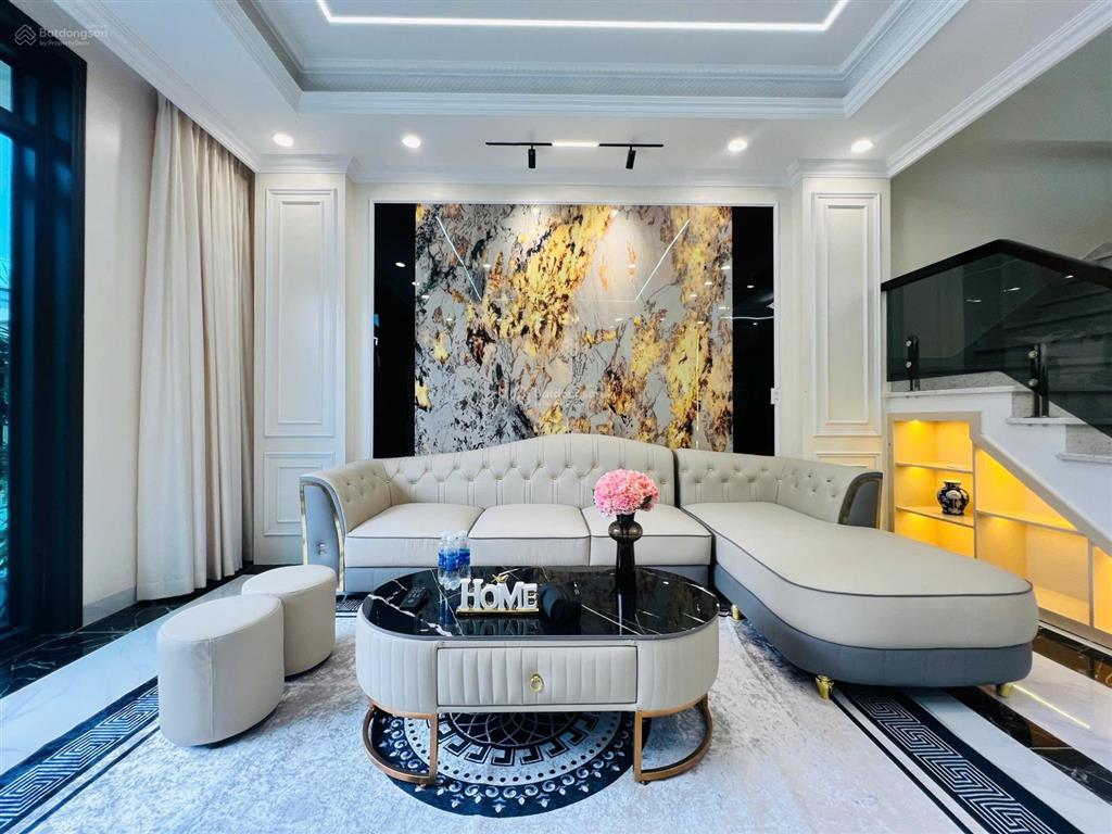 Bán biệt thự 132,5m² bắc sơn an dương hải phòng  full nội thất luxury, sân 2 ô tô, giá chỉ 5,5 tỷ