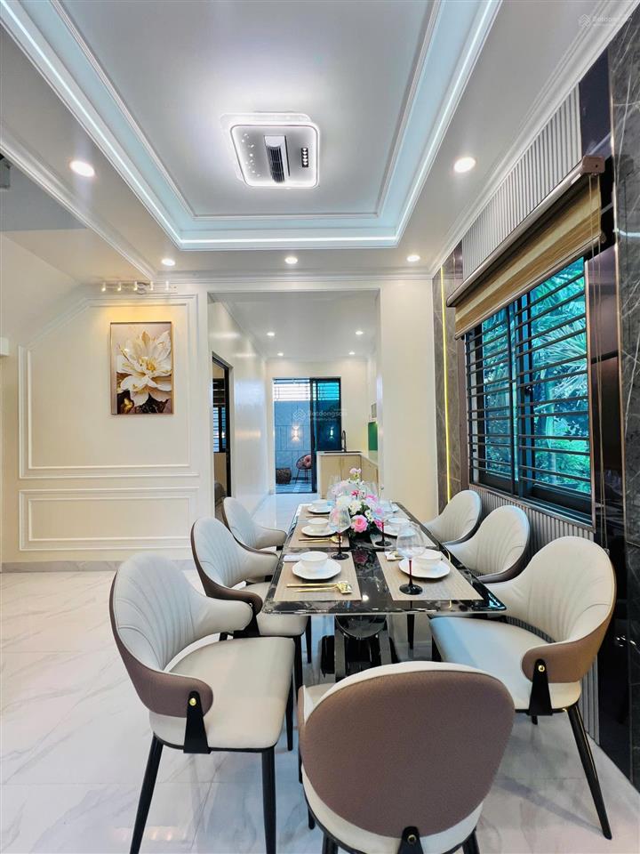 Bán biệt thự 132,5m² bắc sơn an dương hải phòng  full nội thất luxury, sân 2 ô tô, giá chỉ 5,5 tỷ