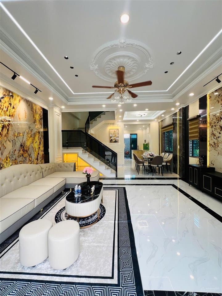 Bán biệt thự 132,5m² bắc sơn an dương hải phòng  full nội thất luxury, sân 2 ô tô, giá chỉ 5,5 tỷ