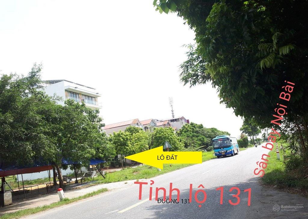 Duy nhất 1 lô 90m mặt đường tỉnh lộ 131. khu bắc hạ, quang tiến, sóc sơn, hà nội, kinh doanh tốt