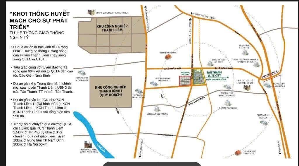 Chính chủ em có lô đất cần bán tại kđt tân thanh elite city (thanh liêm  hà nam cũ) sẵn sổ đỏ