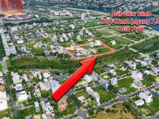 Hàng hiếm, siêu phẩm biệt thự trực diện kênh sinh thái fpt, 147m2 ngang 7m5