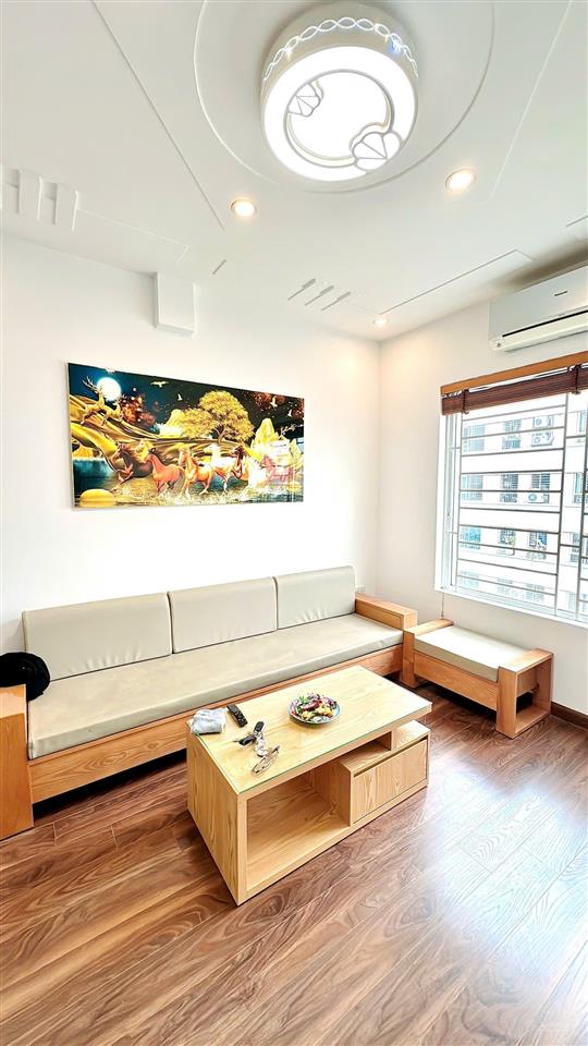 Bán nhanh căn chung cư 58m 2n1vs tầng 5 khu d đủ nội thất mới đẹp giá tốt nhất kđt đặng xágl hn