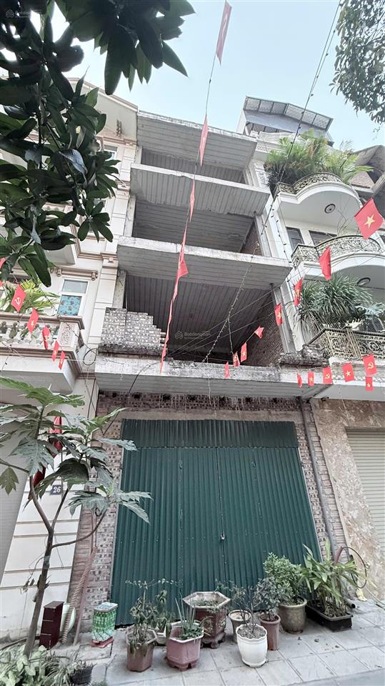 Liền kề bộ công an, thanh am, 63m, 5 tầng xây thô, mt=hậu 4.65m, đối diện chung cư công an