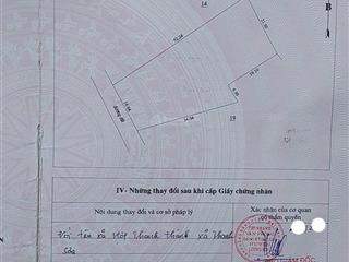 Bán đất tại xã thanh sơn gần ql21 dt 1133m có 400m tc và đất vườn