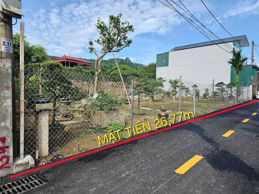 Bán đất làn 2 ql6 lâm sơn lương sơn gần sân gonl phượng hoàng.sẵn sổ