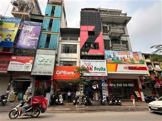 Mặt phố thái thịnh  54m2 6 tầng  kinh doanh vỉa hè ô tô dừng đỗ  dòng tiền khủng  giá đầu tư!