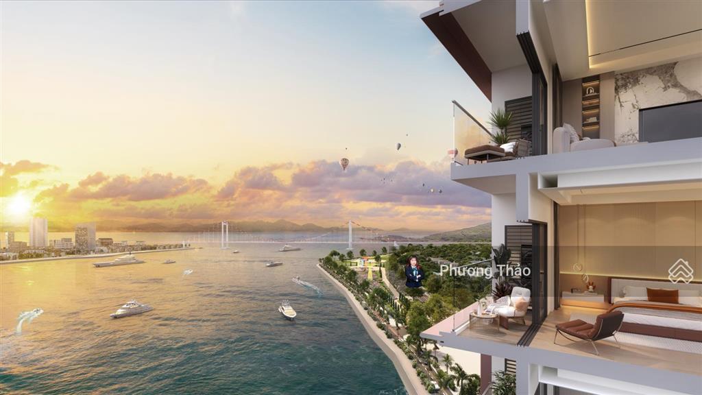 Căn studio tầng cao view trực diện sông hàn  sun symphony  giá 3,7 tỷ