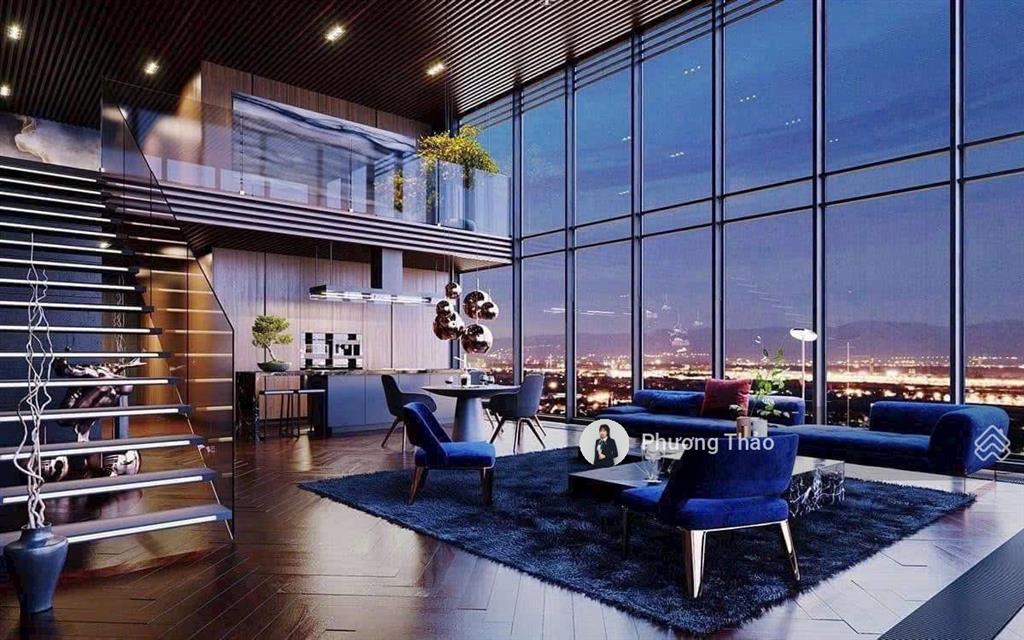 Duy nhất 1 căn duplex view trực diện sông hàn tầng cao, giá chỉ 9.6 tỷ, sun symphony