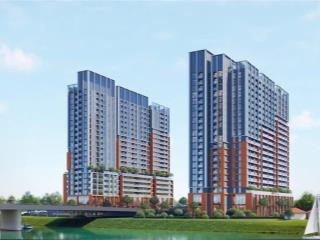 Căn hộ sân vườn view sông cẩm lệ và cầu hòa xuân, giá chỉ 3,1 tỷ  diện tích 62,6m2