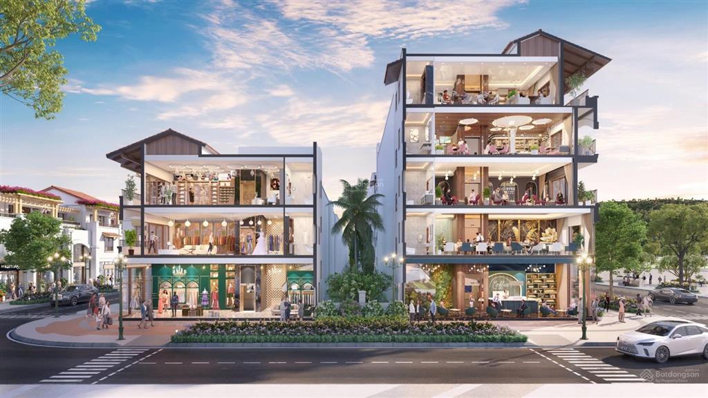 Căn góc townhouse 3 tầng view sông hàn  s224 phân khu sonata  sun symphony đà nẵng