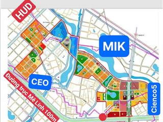 Khai xuân mở bán 4 lô đất liền kề dự án cienco5 mê linh, giá siêu đẹp năm mới