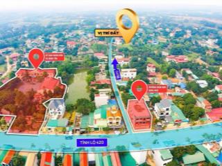 Bán 77.5m2 mặt tiền 6m giá nét 2 tỷ view hồ tại xã bình yên, đại học fpt, đh qg hà nội