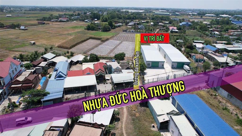 Bán đất 150m2 tại đức hòa thượng, 850 triệu, mặt tiền 10m