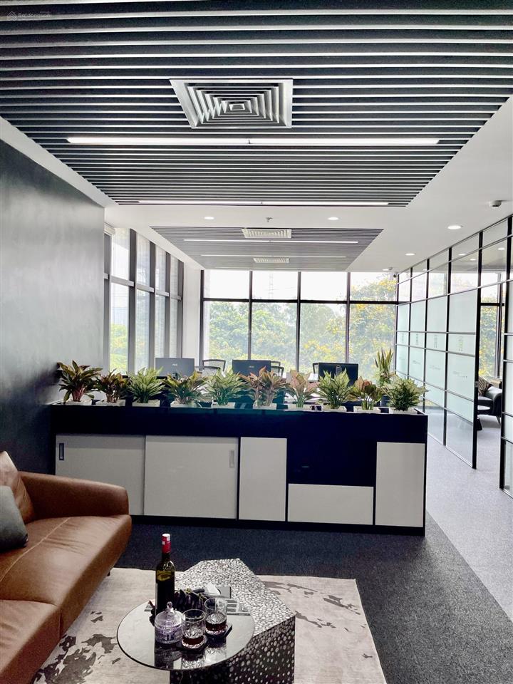 Sàn thương mại tầng 3 toà a1 vip lô góc mặt đường trần thủ độ, sổ đỏ lâu dài, đang cho thuê 25tr/th