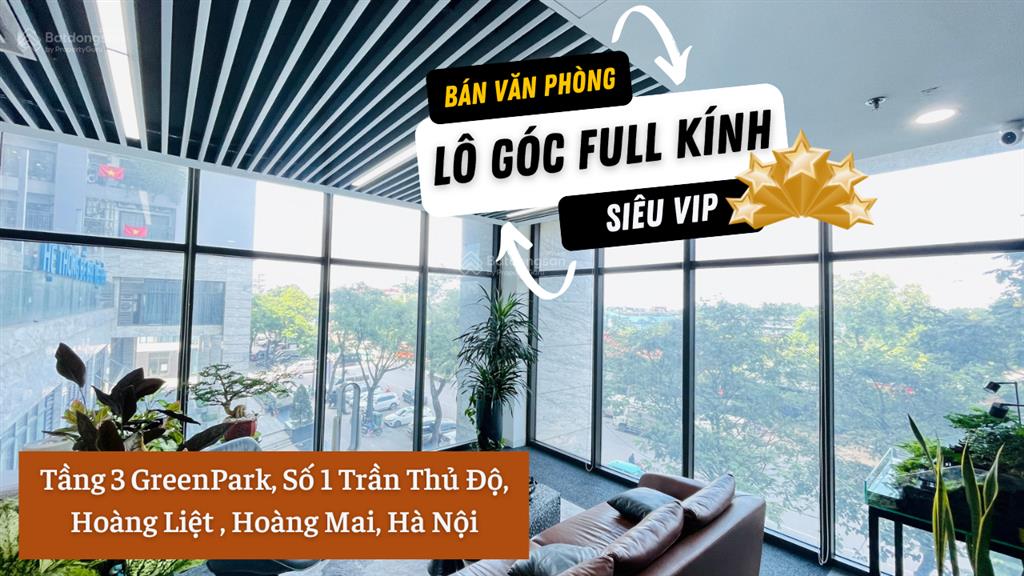 Sàn thương mại tầng 3 toà a1 vip lô góc mặt đường trần thủ độ, sổ đỏ lâu dài, đang cho thuê 25tr/th