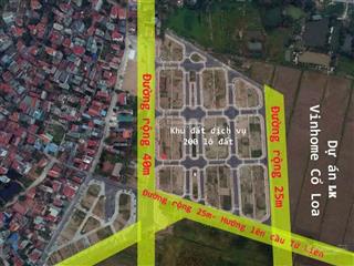Bán đất tđc x1 đông hội đông anh  80m2  đường 13m  sát triển lãm quốc gia  giá 165 tr/m2