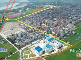 Đón sóng hạ tầng và đường dẫn cầu tứ liên. bán lô đất đấu giá dục tú 1, xã đông anh