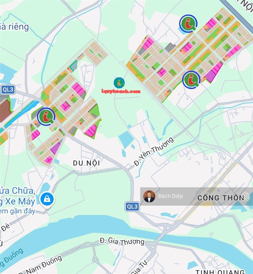 Bán đất du nội mai lâm  74m2  mặt tiền 8m  view nhà văn hóa  kinh doanh giá 9.6 tỷ