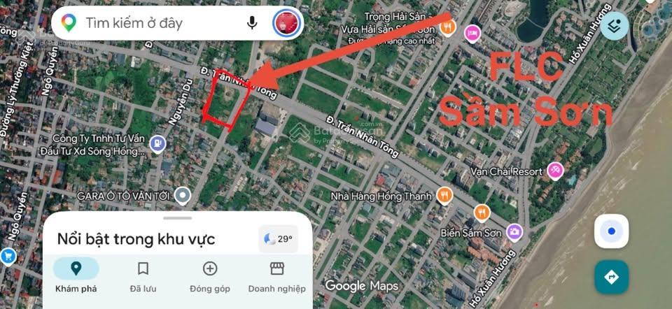 Bán quỹ đất thương mại dịch vụ 5.260m trục đại lộ nam sông mã sát biển sầm sơn