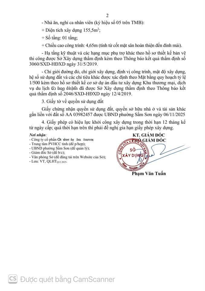 Bán quỹ đất thương mại dịch vụ 5.260m trục đại lộ nam sông mã sát biển sầm sơn