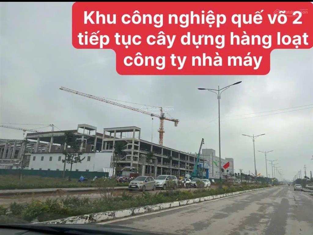 Bán lô đất đẹp trung tâm long khê  ngọc xá  quế võ  bắc ninh | mt 5m | sổ hồng riêng