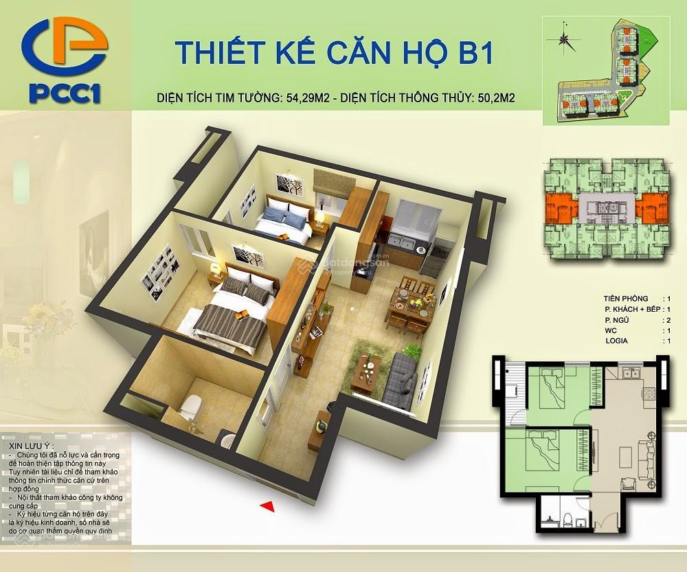 Bán căn hộ 2 ngủ pcc1 complex, ngay gần trường đại học đại nam, hà đông.