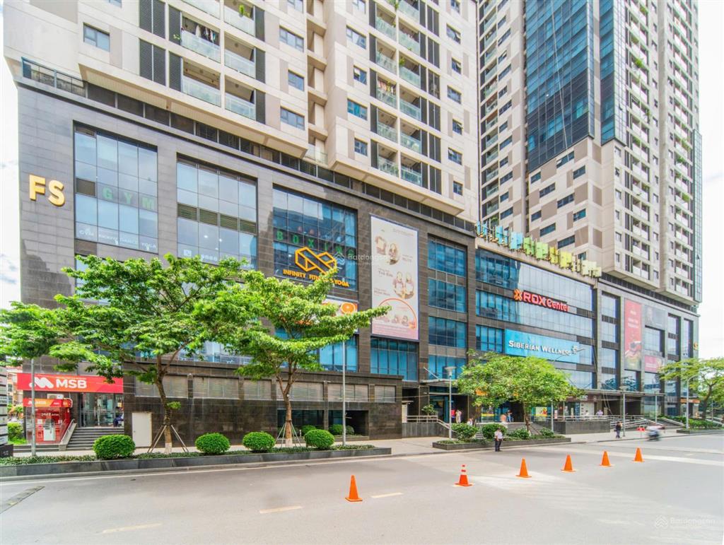 Bán sàn văn phòng sổ đỏ lâu dài tại tầng khối đế thương mại tòa nhà goldseason 47 nguyễn tuân
