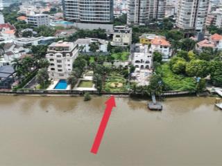 Siêu phẩm mặt tiền sông khu 189 nguyễn văn hưởng  hiếm có khó tìm  diện tích 17x37,5m cn 633m2