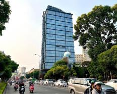 Siêu vị trí, toà nhà góc 2 mt lê thánh tôn và trương định, q1. dt 8.2x20m, hầm, 6 lầu, hđt 600tr