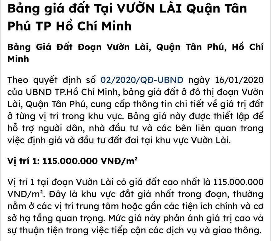 Bán nhà góc 2 mặt tiền vườn lài q. tân phú ( 15 x 16 )  hđ thuê 120tr/tháng  giá chỉ 38 tỷ