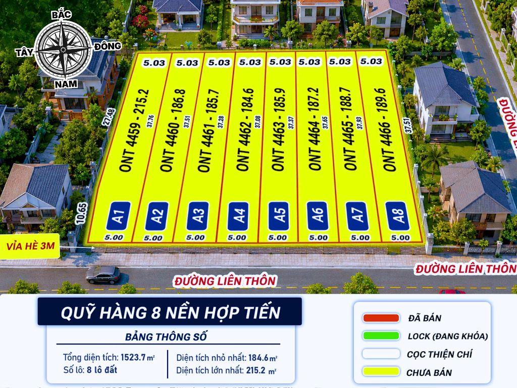 🔥 CHỈ 350 TRIỆU SỞ HỮU NGAY LÔ ĐẤT FULL THỔ CƯ 189M² 🔥