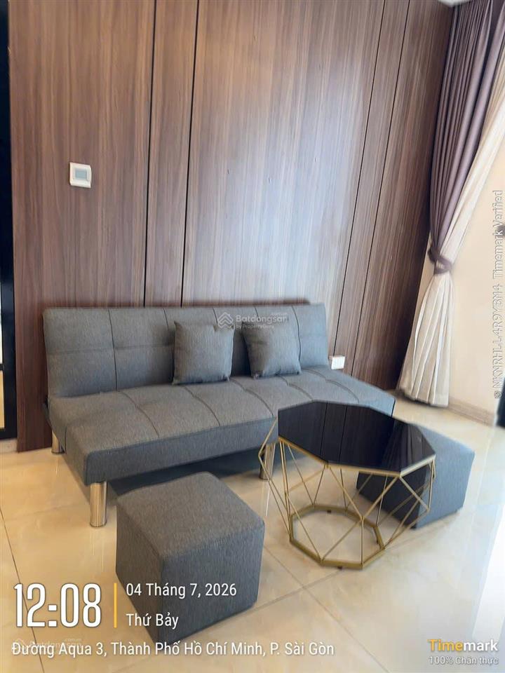 Căn hộ 50m²  1pn 1wc đầy đủ nội thất view sông cho thuê nhanh 20 triệu ở ngay. 0962 966 *** em thắng