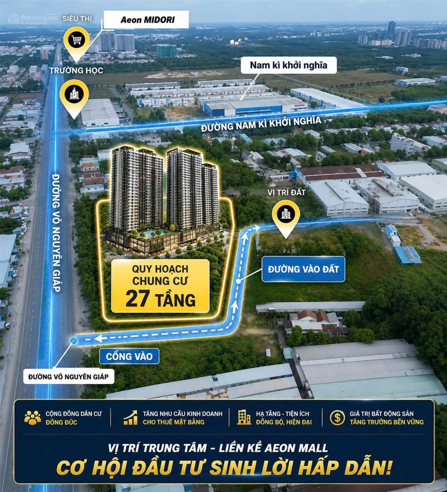 Đất ngay tp. mới giá 13 triệu/m2, 253m2, hàng hiếm  giá đầu tư đối diện quy hoạch chung