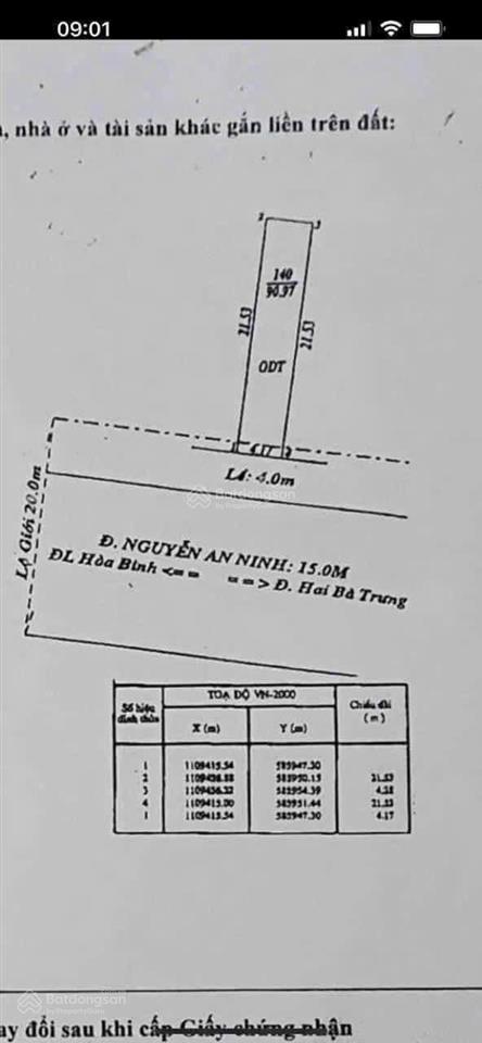 Bán khách sạn 16 phòng mặt tiền đường nguyễn an ninh p. tân an , gần bến ninh kiều